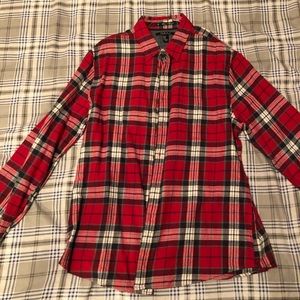 21 men American Brand long sleeve plaid shirt